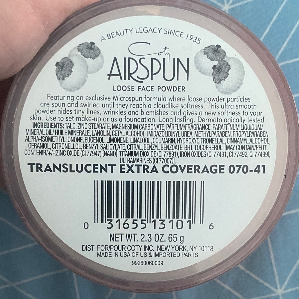 Airspun Loose Face Powder - Translucent